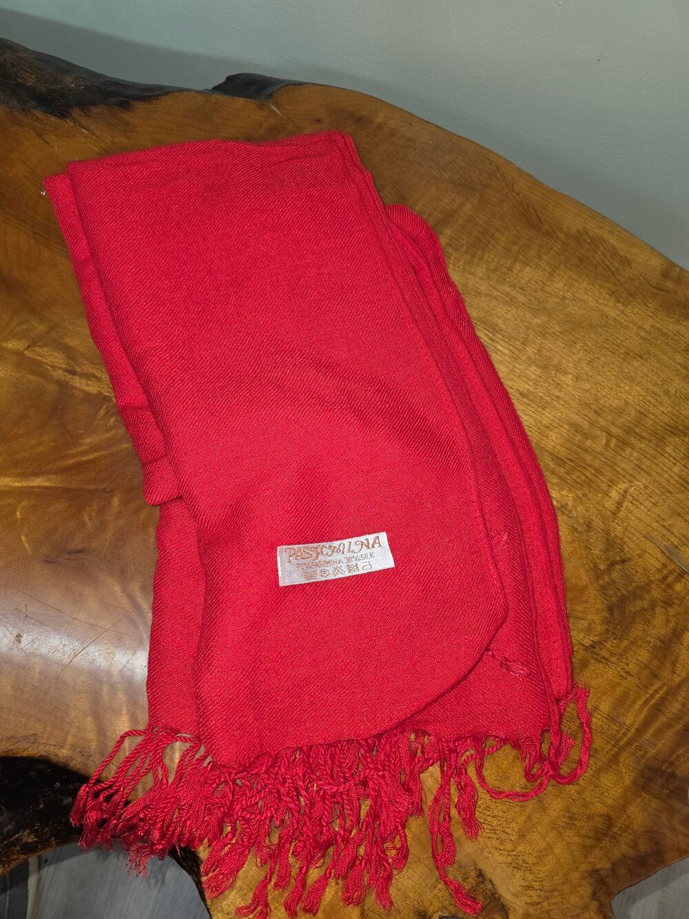 Pashmina Bold Red Scarf